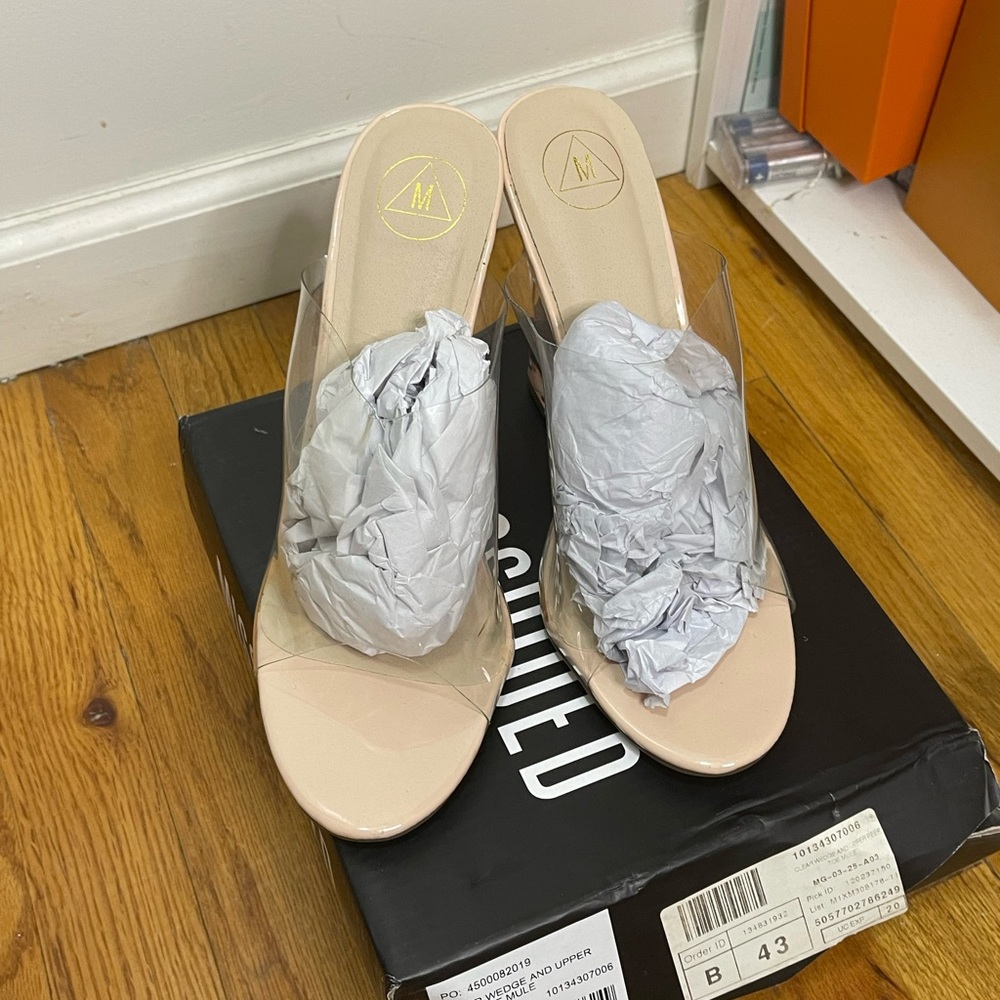 PVC/Clear Mules